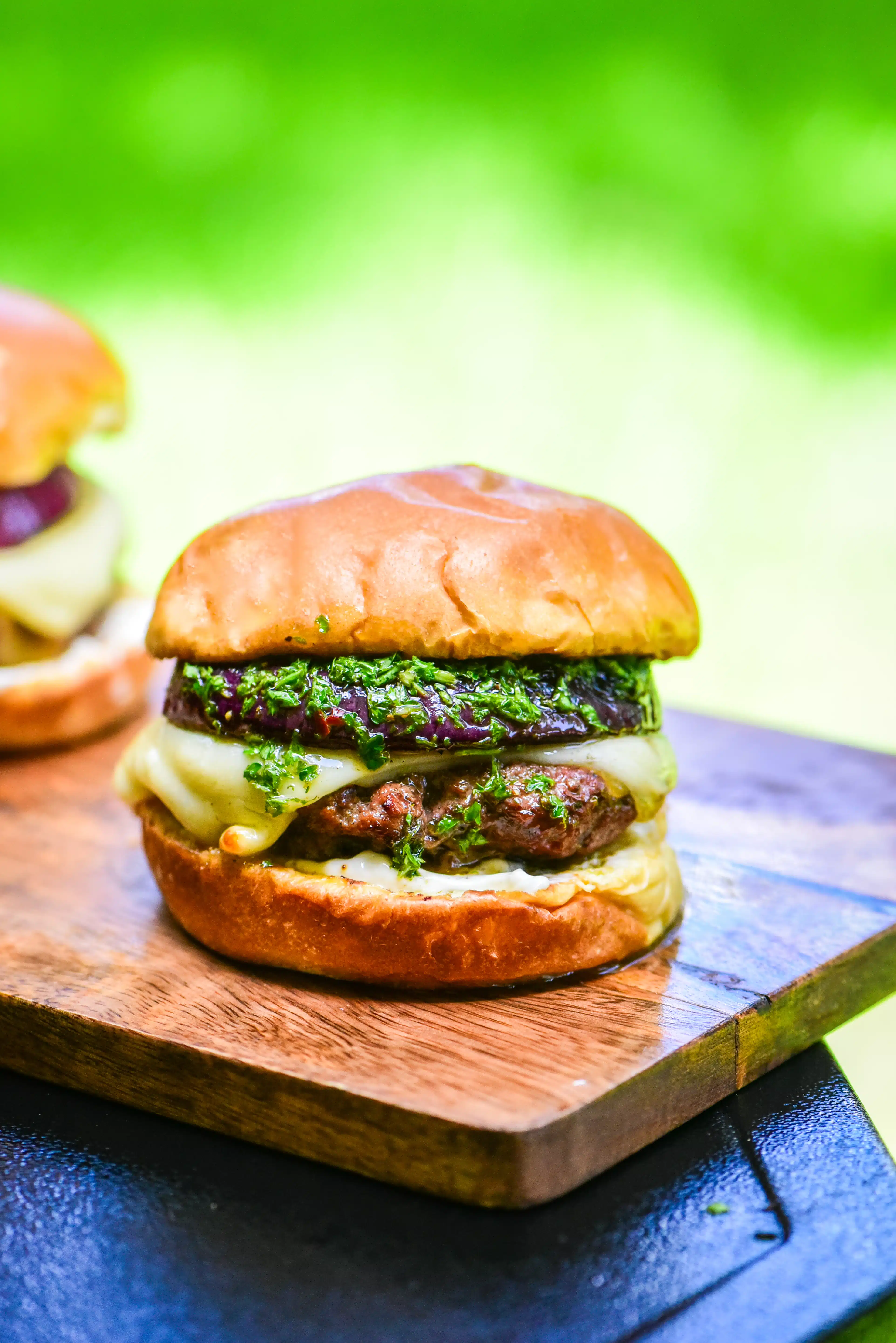 Chimichurri Cheeseburger
